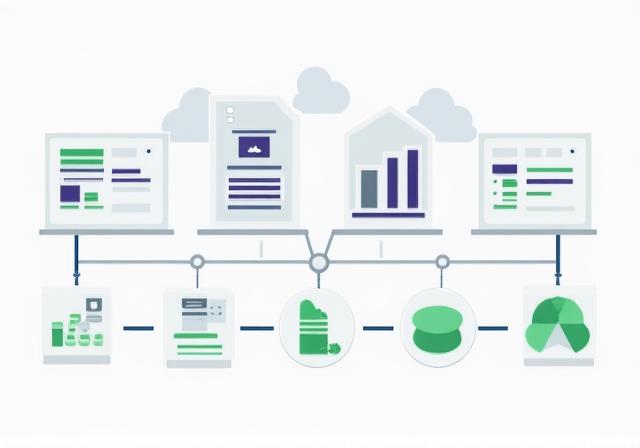 Arhitektonski dijagram koji prikazuje cjevovode podataka i BI integraciju